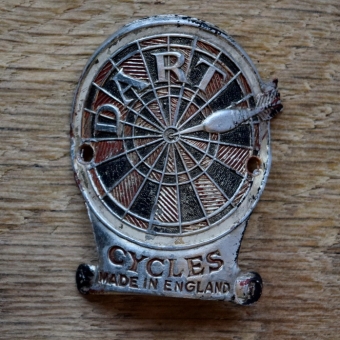 Steuerkopfschild DART, 50er Jahre, Originalschild aus Sammlungsbestand 