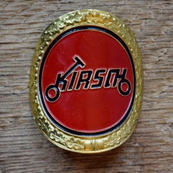 Steuerkopfschild KIRSCH, 50er Jahre, Originalschild aus Sammlungsbestand 