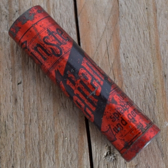 Blechdose "FEINSTE KETTENGLÄTTE" orig. 10er Jahre, 76 x 19 mm, ohne Inhalt, Deckel fehlt 