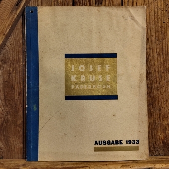 JOSEF KRUSE PADERBORN GROSSHANDELSHAUS HAUPTKATALOG, 1933 