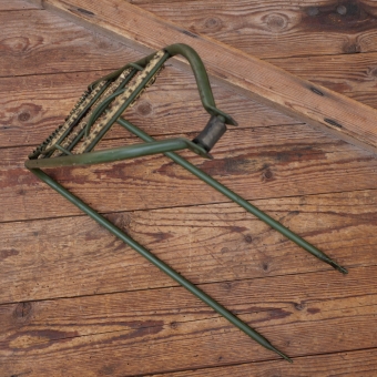 Gepäckträger, orig. 50er/60er Jahre, mit Gebrauchsspuren, u. A. für Miele und NSU, olivgrün 