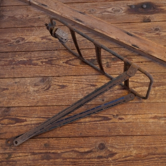 Gepäckträger, Band-u. Rundeisen, ca. 34 x 20cm, orig. 30er Jahre, für Achsmontage, gebr. 