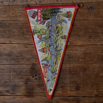 TOBI-Wimpel "Der Rhein", 60/70er Jahre Altbestand 