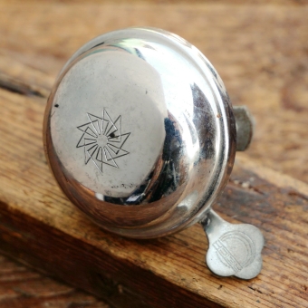 Fahrrad/Moped Klingel, SIMHWA, Asien, verchromt, NOS 