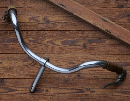 Lenker für VELOSOLEX, 60er/70er J., verchromt, gebr. 