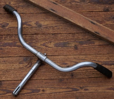 Fahrradlenker BISMARCK, 50er J., verchromt, gebr. 