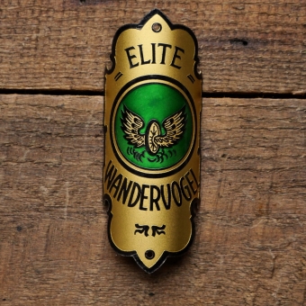 Steuerkopfschild  ELITE Wandervogel, 1910/20er Jahre, NOS 