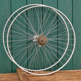 Laufradsatz für Schlauchbereifung 27 Zoll (630), DDR 1957, für Rennrad, RENAK-Naben, gebr. 