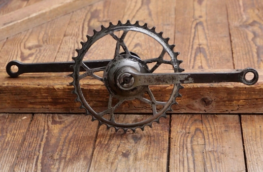 Tretlager OPEL für Tourenrad, orig. 30er J., verchromt, Glockenlager, gebr. 