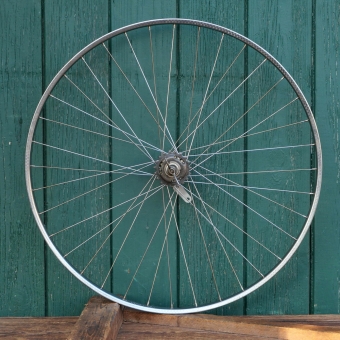 Laufrad 28 Zoll (622) für Drahtbereifung, original 70er/80er J., SCHÜRMANN-Felge, FAVORIT Nabe gebr. 