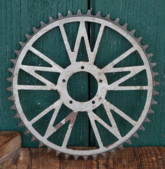 Kettenblatt WITTLER, 20er/30er J., 1/2 Zoll, vernickelt, 48 Zähne, gebr. 