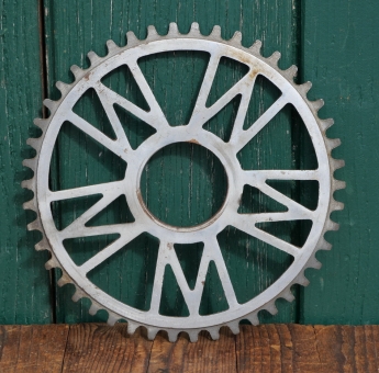 Kettenblatt WITTLER, 30er-50er J., 1/2 Zoll, verchromt, 46 Zähne, gebr. 