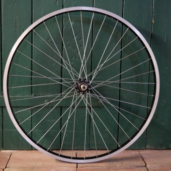 Hinterrad, 26 Zoll (559mm), für MTB, GRÜNERT Alu-Felge schwarz, ALTENBURGER-Nabe, gebr. 