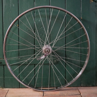 Hinterrad, 26 Zoll (590mm), VAN SCHOTHORST Westwood-Felge Niro, Torpedo 3-Gang Nabe,  gebr. 