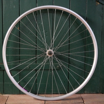 Vorderrad, 28 Zoll (622mm), ALESA 9019 Alu-Felge, silber, Hohlkammer, BITEX IDEAL Nabe, NOS 