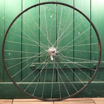 Hinterrad 27 Zoll (630), "Mavic CX18" für Schlauchreifen, 70er/80er Jahre, Nabe "Campagnolo", gebr. 