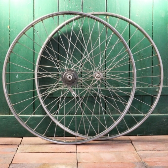 Laufradsatz 26 Zoll (590), 1980er/90er J., Westwoodfelgen Niro, "Sachs" 3-Gang, alte Neuware  