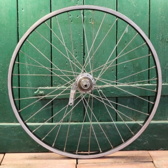 Hinterrad 24 Zoll (507), für Drahtbereifung, REGIDA Alu-Felge, schwarz, SACHS 3-Gang S-Nabe, NOS 