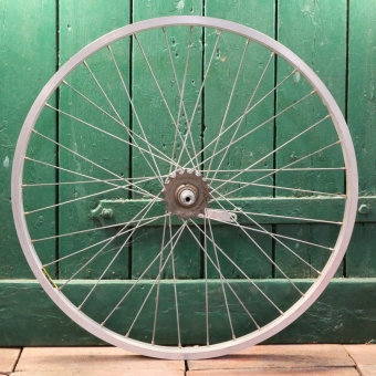 Hinterrad 24 Zoll (507), für Drahtbereifung, REMERX Alu-Felge, SACHS 3-Gang S-Nabe, NOS 