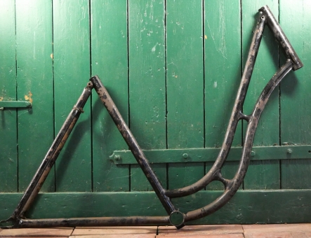 Fahrrad - Damenrahmen Schwanenhalsform "Dürkopp" 28 Zoll, 1920er/30er J., Originallack 