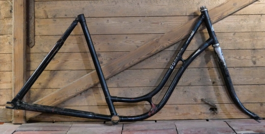 Fahrrad - Damenrahmen "Dürkopp", 1930er J., Originallack 