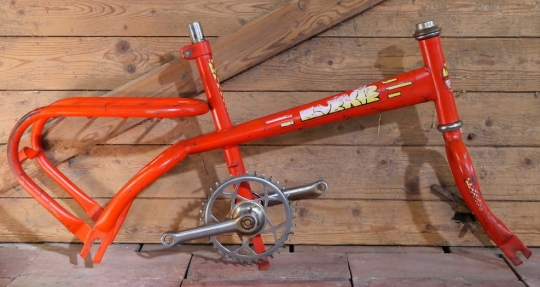 Fahrrad - Kinderrahmen "Loekie", DDR-Exportmodell des Kinderradmodells "Blitz", 1970er/80er J. 