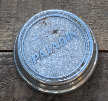 Fahrrad/Moped Klingel Deckel "PALADIN", orig. 50er Jahre, verchromt, ohne Unterteil, ggf. Gebrauchsspuren, siehe Bilder 
