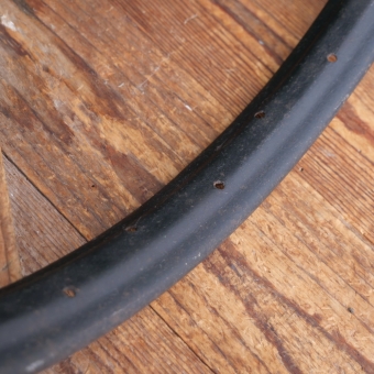 Fahrradfelge, 26 Zoll (559), für Ballonbereifung (26 x 2.00), schwarz, 30er J., 36-loch, gebr. 