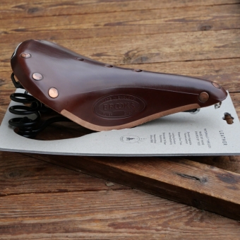 Sattel "Brooks Flyer special", Herren, Leder, braun, Breite ca. 17 cm, Länge ca. 28 cm, Neuware 