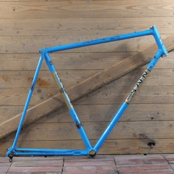 Fahrradrahmen Scapin, Herrenausführung für Rennrad 27/28 Zoll, Stahl, 1980er Jahre 