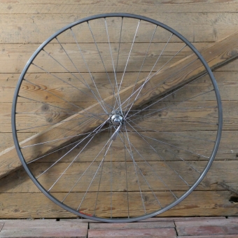 Vorderrad für Schlauchbereifung 27 Zoll (630), 1970er/80er J., für Rennrad, MAVlC GP4-Felge, CAMPAGNOLO-Nabe, gebr. 