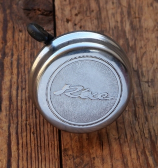 Fahrrad/Moped Klingel Deckel RIXE, orig. 1970er/80er Jahre, verchromt, gebr. 