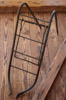 Gepäckträger, orig. 50er/60er Jahre, breite Ausführung, blau, gebr. 