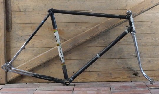 Fahrradrahmen FBL/W. Linke, Berlin, Herrenausführung für Rennrad 27/28 Zoll, DDR frühe 50er J. 