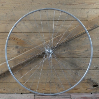 Vorderrad 27 Zoll (630), 1977, für Rennrad, MERCURIO Oro Schlauchreifenfelge, Nabe: GIPIEMME, gebr. 