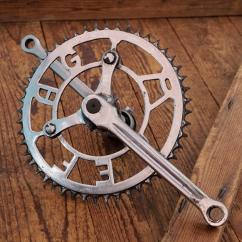 Tretlager EXPRESS, für Sport-/Rennrad, orig. 50er Jahre, verchromt, BSA Keillager, gebr. 