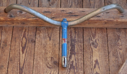 Fahrradlenker für Innenbremse, original 10er/20er Jahre, vernickelt, für Tourenrad, gebr. 
