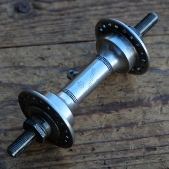 Nabe Vorderrad Fahrrad, WIPPERMANN, 30er J., verchromt, gebr. 