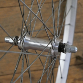 Vorderrad mit RIGIDA Alu-Felge 26 Zoll (559), 1990er J., SACHS-Nabe, gebr. 