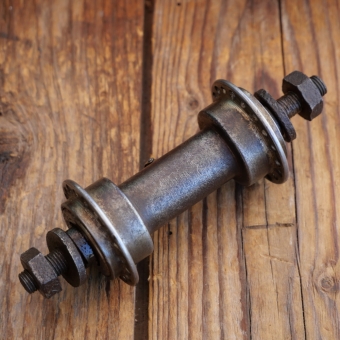 Nabe Vorderrad Fahrrad, BRENNABOR, vernickelt, 10er/20er J., gebraucht 