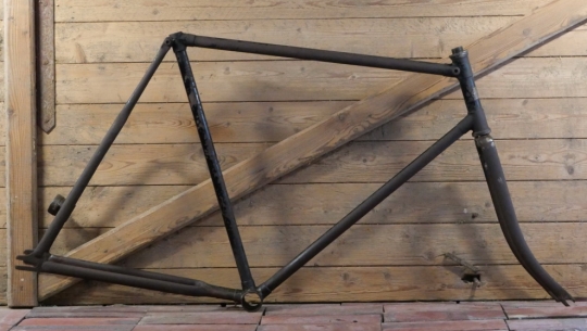 Fahrradrahmen FRISCHAUF, 26 Zoll, Herrenausführung für Ballonrad, Anf. 30er J., gebr. 