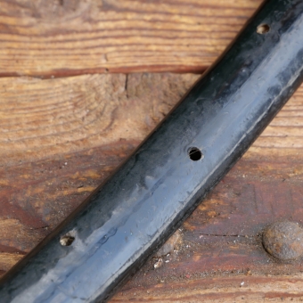 Wulstfelge 28 Zoll, Außendurchmesser ca. 645 mm, 20er/30er Jahre, seltene, schmale Ausführung für Halbrenner, gebr. 