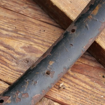 Fahrrad-Wulstfelge 28 Zoll Außendurchmesser ca. 645 mm, 10er-30er J., schwarz, gebr. 