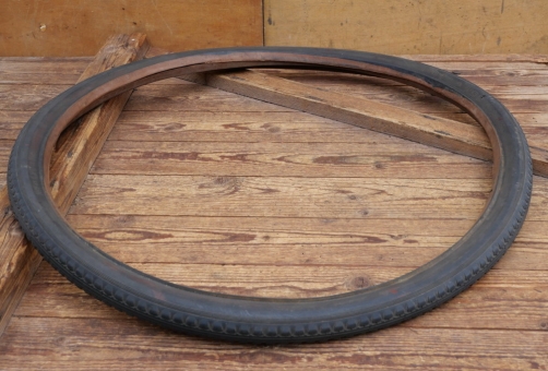 Reifen Fahrrad, TSG Extra Prima, 28 x 1,70 x 1 1/2, Wulst, 30er-50er Jahre, schwarz, gebr. 