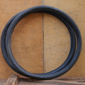 Reifensatz Fahrrad, CONTINENTAL Nylon-S Extra Prima Cord Ballon, 26 x 1,75 x 2 (559), Draht, original 30er-50er Jahre, gebr. 