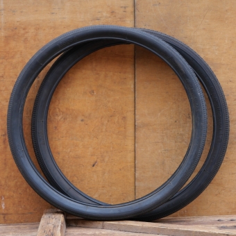 Reifensatz Fahrrad/Moped, CONTINENTAL Nylon-S Moped, 26  x 2.00 (559), Draht, original 30er-50er Jahre, gebr. 