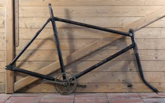 Fahrrad - Herrenrahmen SIEGESLAUF / Berlin, frühe 1930er J., für Ballonrad, gebr. 