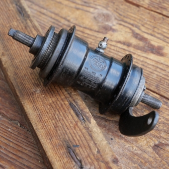 Nabe Hinterrad Fahrrad, F+S Torpedo Mod. 09, Bj. 1944, schwarz, WW2, gebraucht 