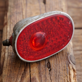 Rücklicht ULO, orig. 60er/70er Jahre, Alu/Weißblech, gebr. 