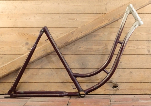 Fahrradrahmen NSU, für Ballonrad, Damen, 26 Zoll, Stahl, 50er J., gebr. 